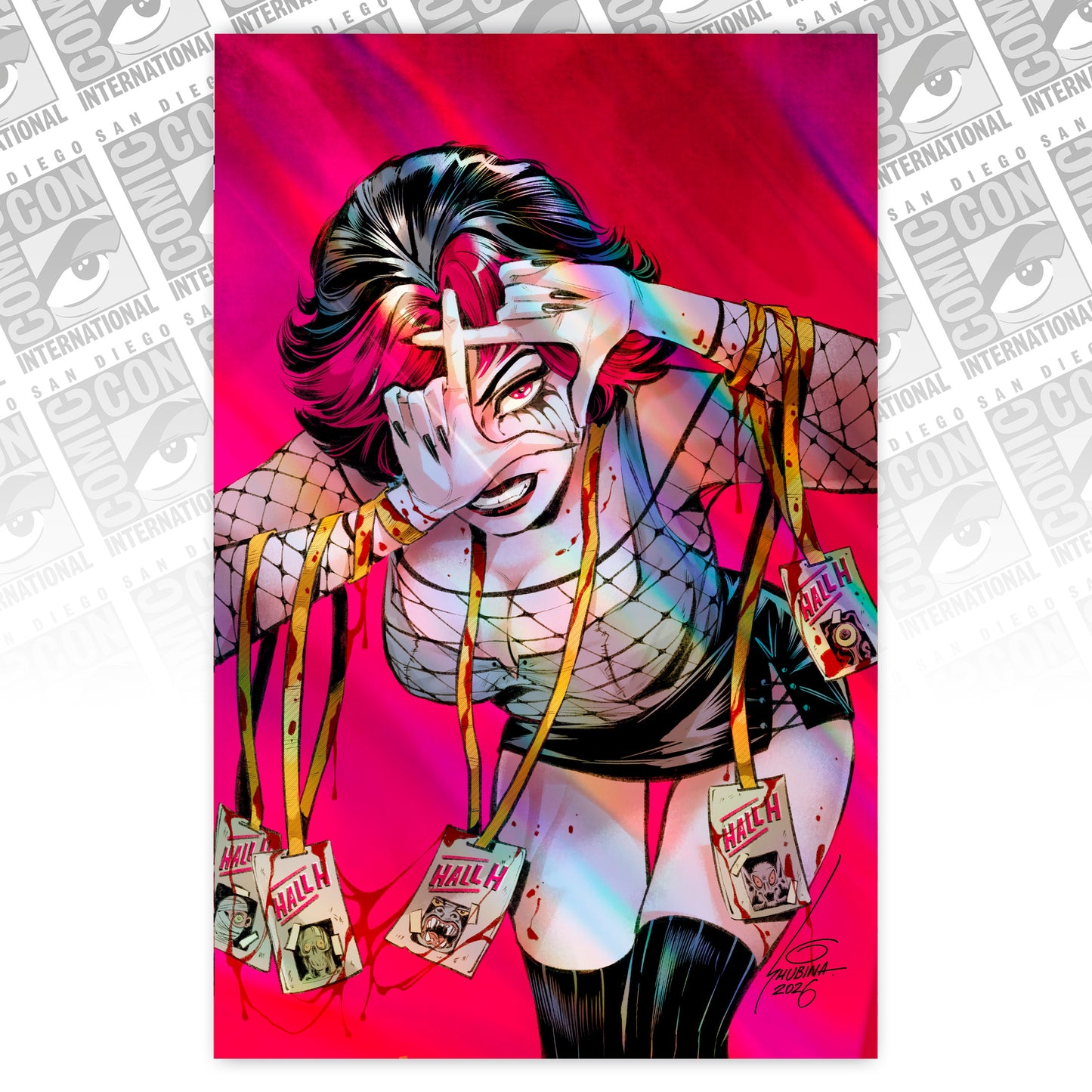Hello Darkness #23 Virgin Foil Ltd 75 SDCC Hello San Diego