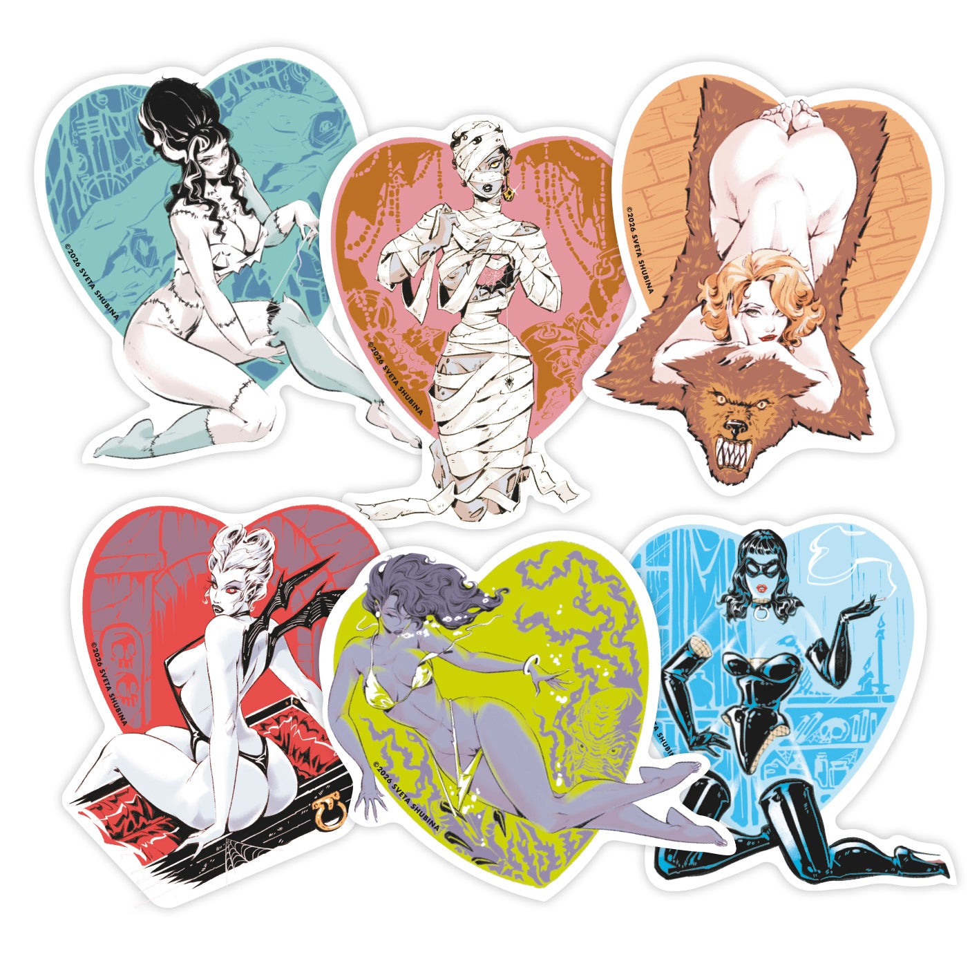 Crypt of Lovers Sticker Pack