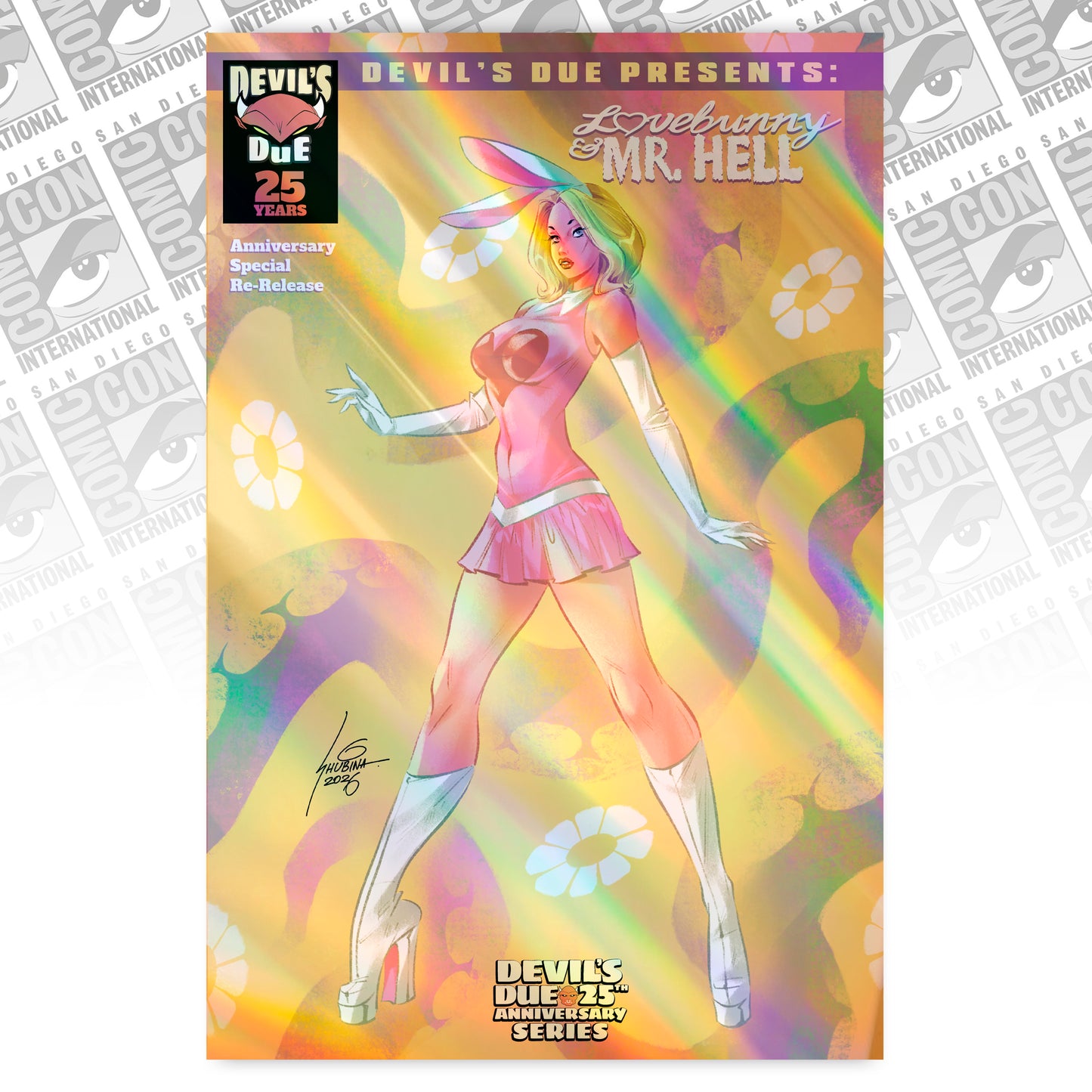 Lovebunny and Mr. Hell SDCC Exclusive Foil