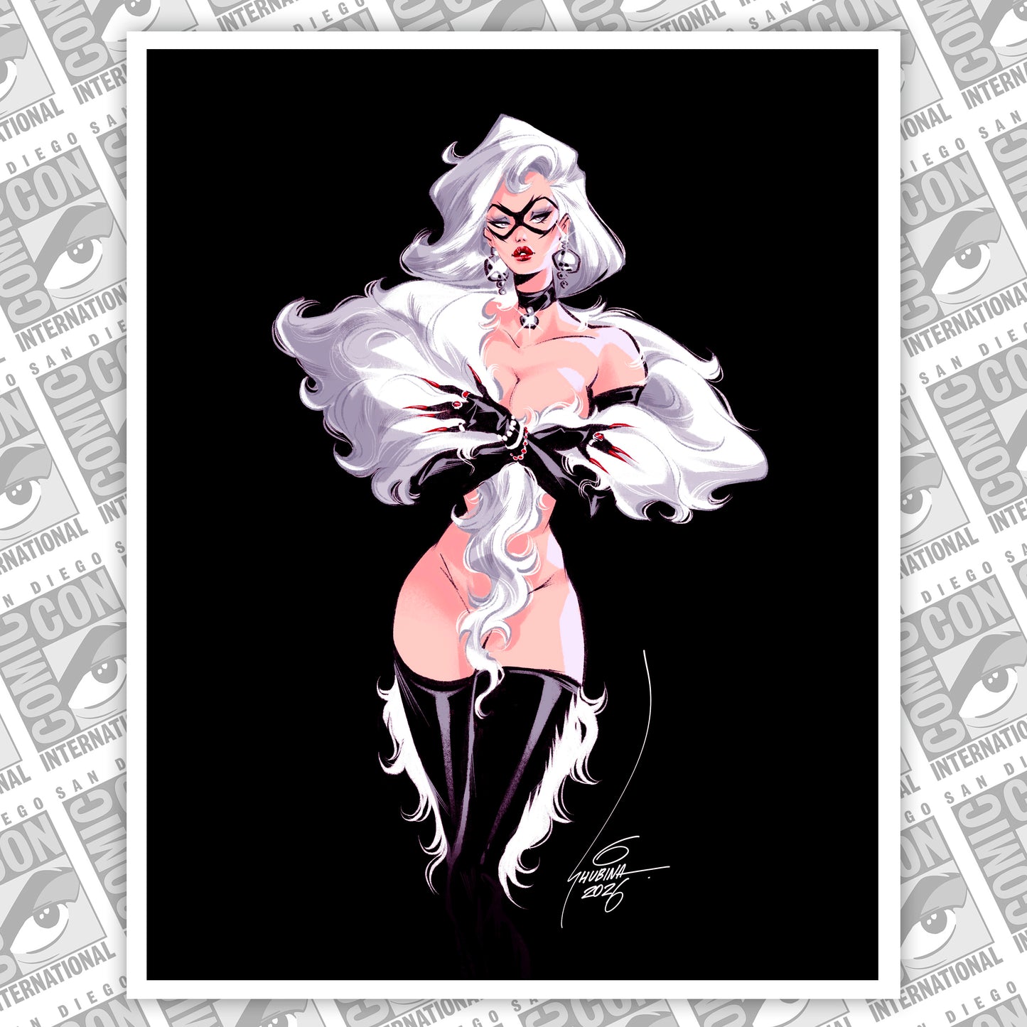Black Cat SIGNED Premium Giclee Print *PRE-ORDER*