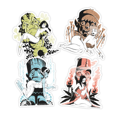 Tiki Monsters Sticker Pack
