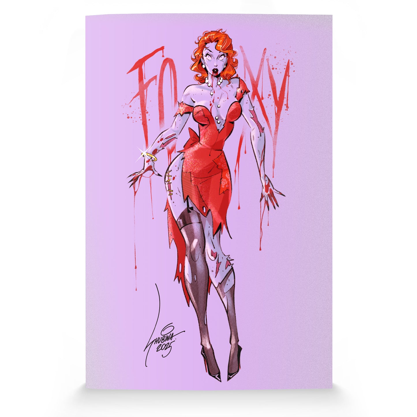 Pinupocalypse #4 and #4 Zombie Set